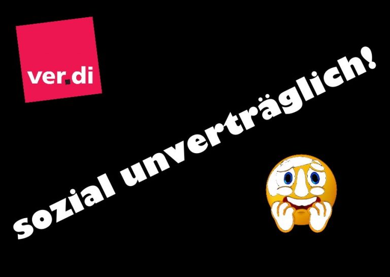 Ver.Di – die Kassen sind leer!