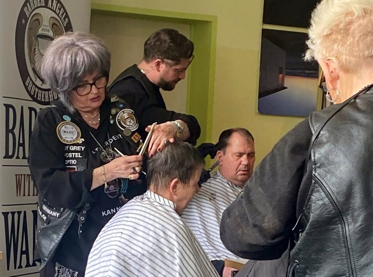 Die Barber Angels wieder im Einsatz
