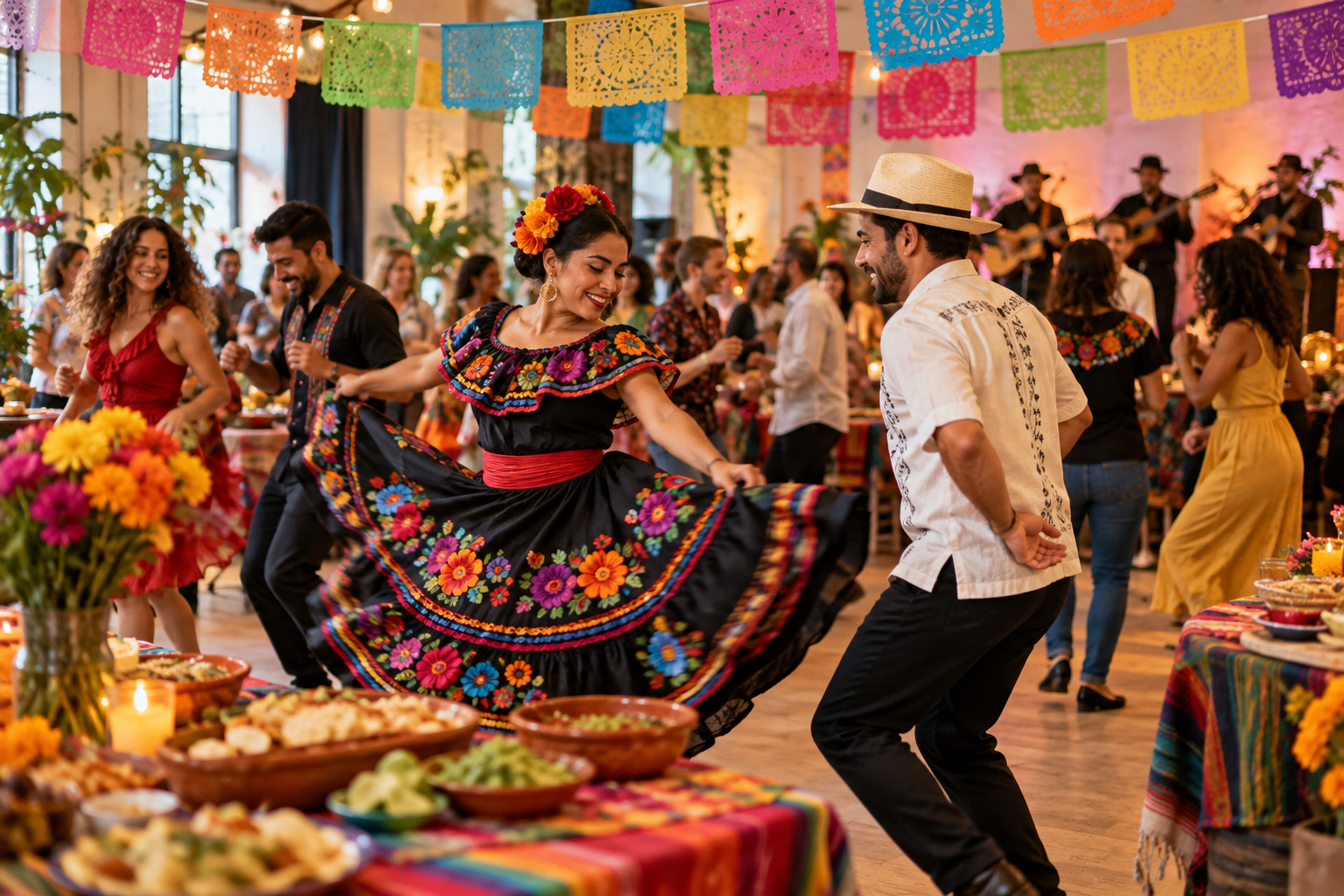 Mexico in Bilk – Interkulturelles Fest – Illustration