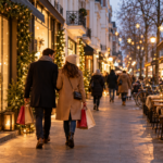 Nikolaus-Shopping im Lorettoviertel – Illustration